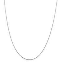 Sterling Silver 1.25mm Cable Chain, 16 inch