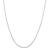 Image for Sterling Silver 1mm Round Box Chain, 16 inch