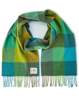 Image for Avoca Handweavers Merino Scarf, Green Fields