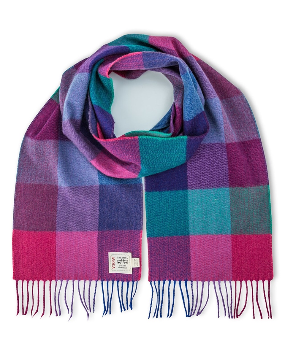 Avoca Handweavers Merino Scarf, Jewel Fields Irish Jewelry Irish