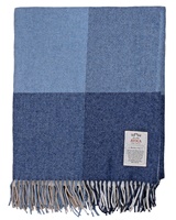 Image for Avoca Handweavers Cashmere Blend Throw, Denim L