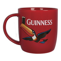 Image for Guinness Red Mug with Flying Toucan