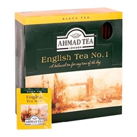 Image for Ahmad English Tea No.1 100 Enveloped Teabags