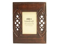 Image for 3.5 X 5 Hand-Carved Wooden Photo Frame