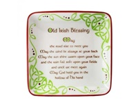 Image for Old Irish Blessing 12cm Square Dish