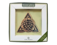 Image for Bronze Plated Trinity Knot Plaque