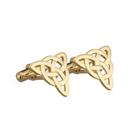 Image for Gold Plated Celtic Knot Cufflinks