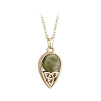 Image for Gold Plated Marble Trinity Pendant