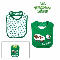 Image for Irish Baby Bibs, Pack of 2