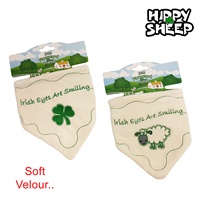 Image for Irish Bandana Bibs - Set of 2 - Layered Velour