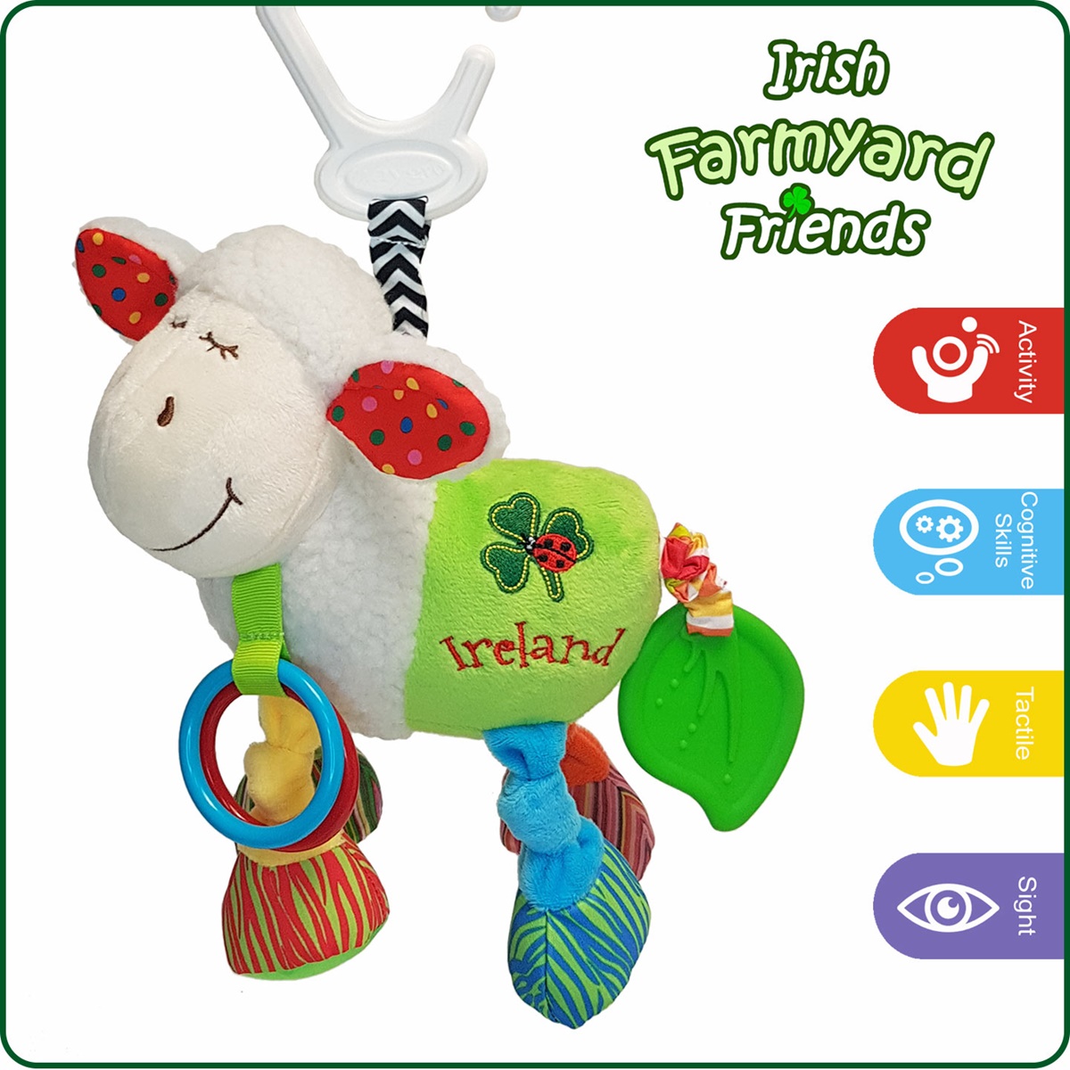 Irish Sheep Babies Activity Toy Irish Jewelry Irish Store Tipperary Irish Importer