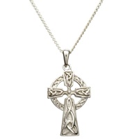 Image for Sterling Silver Double Sided Celtic Cross, Small
