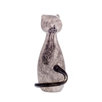 Image for Irish Handmade Glass White Crystal Cat