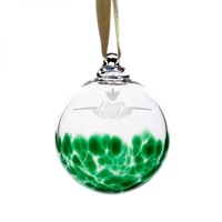 Image for Irish Handmade Glass Claddagh Bauble