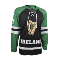 Image for Croker Hockey Jersey, Black and Green