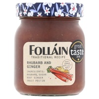 Image for Follain Irish Rhubarb & Ginger Jam 370g