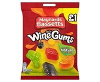 Maynards Wine Gums Bag 165 g