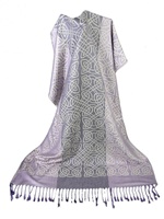 Image for Inis Cealtra Pashmina Shawl, Purple