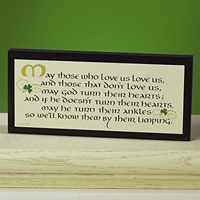 Image for Mini Plaque May Those Who Love Us... Limping