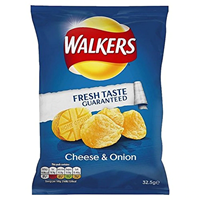 Image for Walkers Cheese and Onion Crisps 32.5g