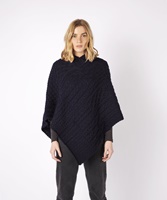Image for Elm Patchwork Poncho, Navy