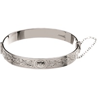 Celtic Warrior Shield Original Bangle Bracelet - Made in Dublin