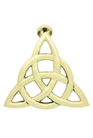 Image for Brass Trinity Knot Door Knocker, Large