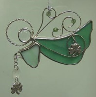 Angel Sun Catcher Shamrock