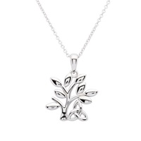 Image for Sterling Silver Tree of Life Necklace