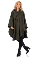Image for Jimmy Hourihan Donegal Irish Tweed Cape, Moss Green