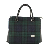 Image for Mucros Weavers Pocketbook Blackwatch Plaid Emily Bag 196-1