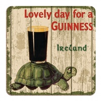 Image for Guinness Nostalgic Coaster with Tortoise