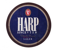 Harp Blue Label Wooden Bottle Top