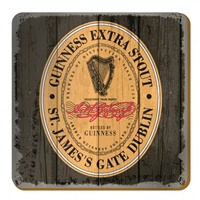 Guinness Label Nostalgic Coaster