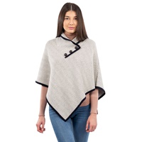 Image for Irish Made Herringbone Cape, Grey