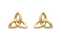 Image for 14KT Gold Vermeil Trinity Stud Earrings