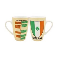Image for Ceramic Irish Coffee Mug - Tricolour / History of Ireland