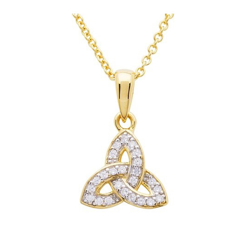 Round Brilliant Diamond Love Knot Pendant (0.75 ctw) | Costco