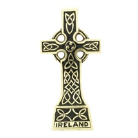 Image for Brass Celtic Cross Extra Large, Black