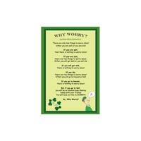 Image for Irish Tea Towel Why Worry