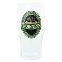 Image for Guinness Extra Stout Green label 20oz Pint Glass