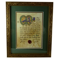 Gold Framed The Irish Blessing Print 8 x 10