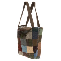 Image for Hanna Hats Patchwork Tweed Reversible Bag