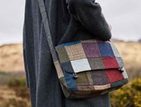 Image for Hanna Hats Irish Linen Patch Cross Body Bag