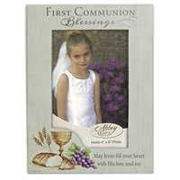 Image for Communion Wood Photo Frame with Easel