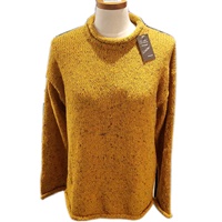 Image for Roll Neck Tunic by Rossan Knitwear - Yellow