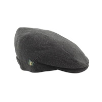Image for Mucros Weavers Trinity Flat Cap, Charcoal