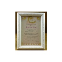 Image for Baptismal Prayer  for a Special Girl Card