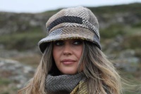 Image for Branigan Weavers County Hat Donegal Mustard Grey
