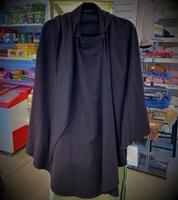 Image for Jimmy Hourihan Cape in Cashmere/Wool with Convertible Hood, Damson